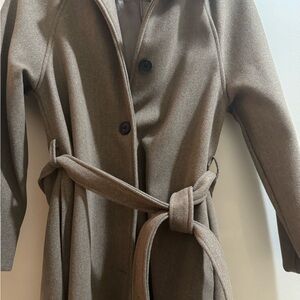 Commense Brown Trench Coat with Belt